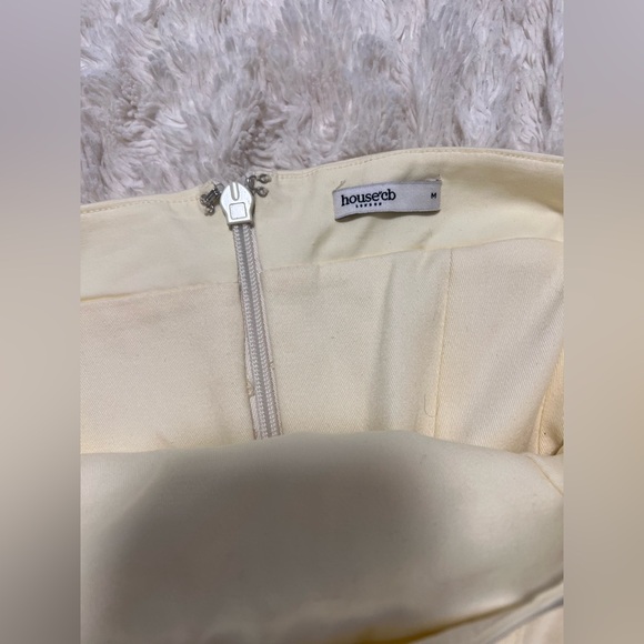 House of CB Dolly - Lemon Stretch Cotton A-Line Midi Sundress - Size Small - Picture 10 of 10